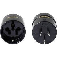 KORJO AA01 Europe & Usa To Aust. Adaptor Adapts To Australian- Fit44 This Adaptor Allows 2 and 3