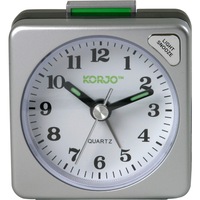 KORJO AAC73 Analogue Travel Alarm Clock Snooze Button and Night Light Analogue Face ANALOGUE