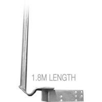 DIGITEK ANTGM 1.8M Free To Air Gutter Mount Sturdy, Heavy-Duty Construction 1.8M FREE TO AIR