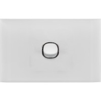 DOSS ASW1 Acrylic 1 Gang Switch Plate 1 Gang Power Switch 2 Way White - Acrylic Finish ACRYLIC 1