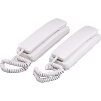 AIPHONE AT406 Internal Audio Intercom Kit Powered by 6Vdc or Aa Battery at-406 Telephone Type,