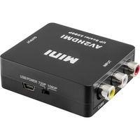 PRO2 AV2HDMI Composite To HDMI Converter Mini Passive 1080P Upscaler Support HDMI 1080P or 720P