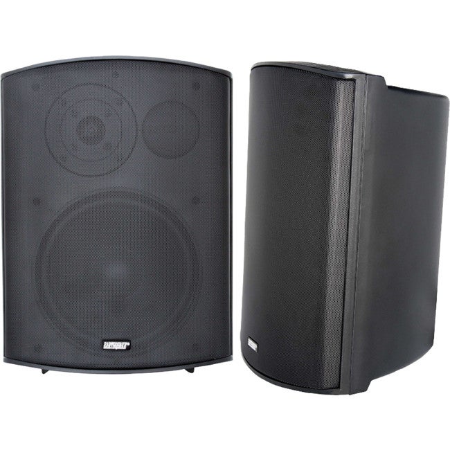 EARTHQUAKE AWS502B 5.25" Indoor/Outdoor Speakers Pair Black AWS502B All Rust Proof