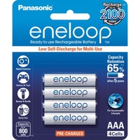 PANASONIC BK4MCCE4BA 4 Pack Aaa Eneloop Batteries Rechargeable Lsd BK-4MCCE/4BA Voltage: