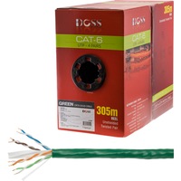 DOSS C6RGRN 305M Cat6 Solid Cable Green Sold As 305M Roll Only 305M CAT6 SOLID CABLE GREEN