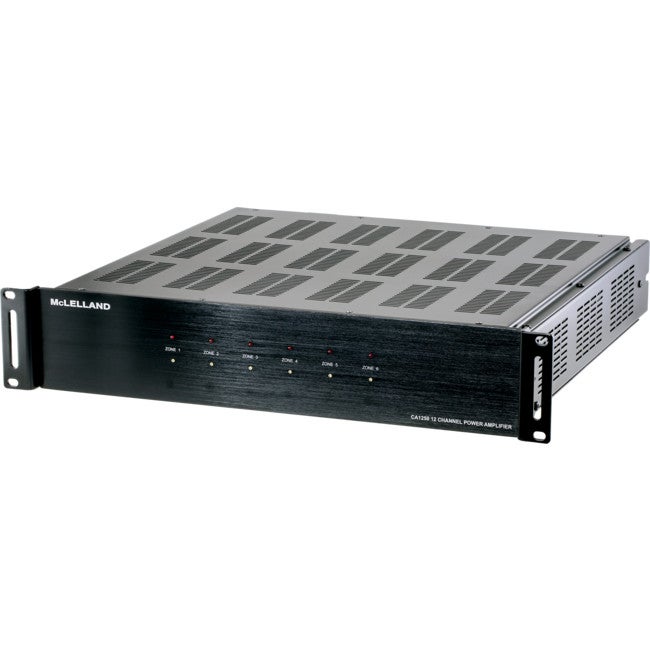 CA1250 MCLELLAND 6 Zone 12Ch Power Amplifier 50W Output Power Per Channel Local Source or Bus In