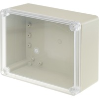 CB8816 Clear Lid Cabinet Large 165X124x75 Fixing Screw Spacing: 47 X 46Mm 165 x 124 x 75mm