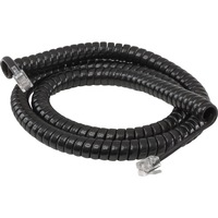 CC0010/BLK 5M Black Handset Curly Cord Tel4502 Rj11 5M BLACK HANDSET CURLY CORD
