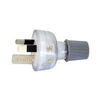 HPM CD100L15CL 3 Pin 15A Plug Top Clear Rated: 15A 240V Ac 3 PIN 15A PLUG TOP CLEAR