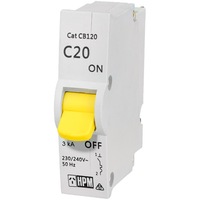 HPM CDCB120 20A Circuit Breaker Suitable For 20A Hot Water & Power Circuits 20A CIRCUIT
