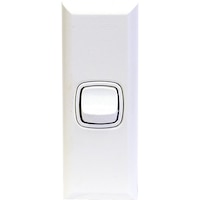 HPM CDXLA770/1WEWE Architrave Light Swtch White Size: 84X35mm 84x35mm
