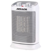 HELLER HCFH1500 1500W Ceramic Fan Heater With Auto Oscillation 2 Heat Settings: 750/1500 Watts