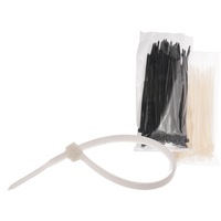 DOSS CT380NT 380Mm Cable Tie 100Pk Natural/Clear 100 Pack Normal Service Temperature Range: -10C