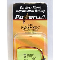 POWERCELL CTB66 3.6V Nimh 650Mah Phone Battery Suits Panasonic Cordless Phone Nimh Tagged Phone