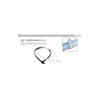 RPG CTP300NT 301Mm Premium Cable Tie Clear / Natural - 100 Pack Type: 301 mm Cable Tie 301MM
