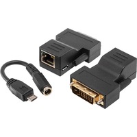DE01ERK DVI Over Single Cat5 Extender Up To 50M 1080P 70M 1080I Connect Devices Using Thin, Long,