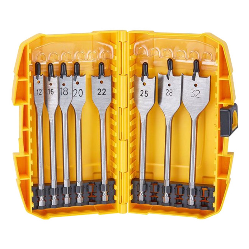 Buy DEWALT DT4842QZ 8Piece Spade Drill Bit Set MyDeal