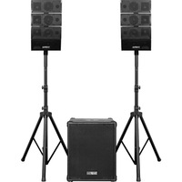 EARTHQUAKE DJQUAKE2.1V2 DJ Quake Set Version 2 Incl 12" Sub Line Arrays Stand DJQUAKE2.1V2 12"