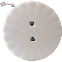 EVERSURE ERM4015B/WHT 15M Rj12 Modular Extension Reel - 2X Rj12 Socket Tel5060 Rj12 Connectors 15M
