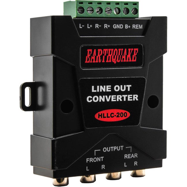 EARTHQUAKE HLLC200 Line Out Converter High To Low 0.1-6V Gain Adjust HLLC-200 4-Channel Signal