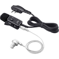 ICOM HM153LA Earpiece Ptt Speaker Mic Suit Ic41w/Ic41pro EARPIECE PTT SPEAKER MIC