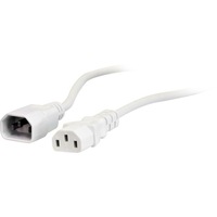 DOSS K10-5MTW 5M White Iec Extension Lead Computer Monitor Lead Flexible 3X 0.75Mm Power Cord 5M