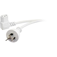 DOSS K9-RA2MTW 2M Right Angle Iec Power Lead Right Angle Iec End - White Flexible 3X 0.75Mm Power
