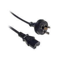 DOSS K9HT-2MB 2M High Temp Notched Iec Lead Hot Appliance Cord Iec-C15 High-Temperature,