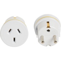 KORJO KAEU Aust. To Europe Travel Adaptor For Australia 240V Plug- Fit21 For Use With Australian/Nz
