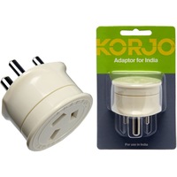 KORJO KAIN Aust. To India Travel Adaptor For Australia 240V Plug- Fit26 For Use With Australian/Nz
