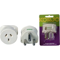 KORJO KASI Aust. To South Africa Adaptor For Australia 240V Plug- Fit22 For Use With Australian/Nz