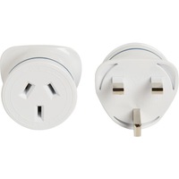 KORJO KAUK Aust. To Uk Travel Adaptor For Australia 240V Plug- Fit20 For Use With Australian/Nz