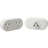 KORJO KAUSDA Dual Aust. To Single Usa Travel Adaptor Dual Australian Sockets To Usa Plug