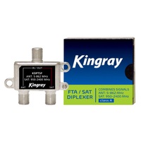 KINGRAY KDPTSF FTA & Satellite Diplexer 5-862 / 950-2400Mhz Fox App. FTA / Satellite Diplexer