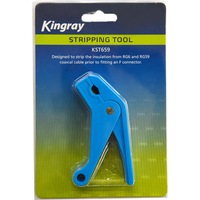 KINGRAY KST659 Rg59/Rg6 Stripping Tool Push-On Pr0998 Kpl6p Use Prior To Fitting an 'F'