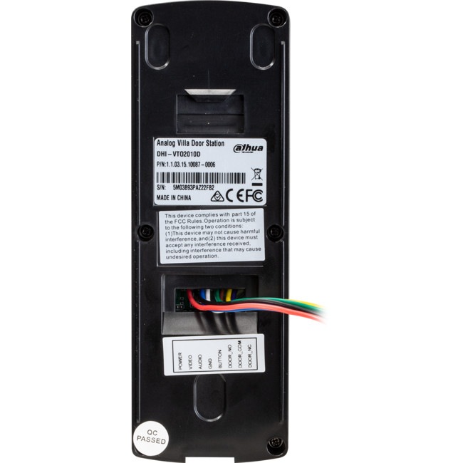 KTA01 DAHUA 4 Wire 2Mp Intercom Kit 