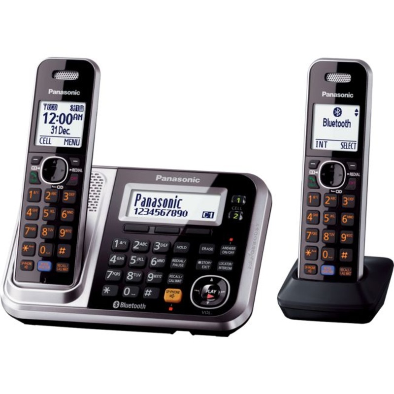 Buy PANASONIC KXTG7892AZS Dect Bluetooth Cordless Phone Twin Pk With