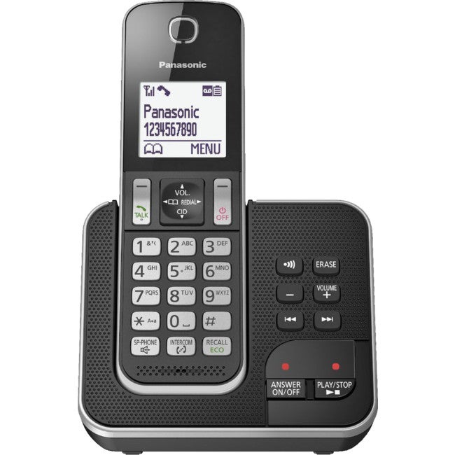 PANASONIC KXTGD320ALB Digital Cordless Phone With Answering Machine KX-TGD320ALB Power Back Up
