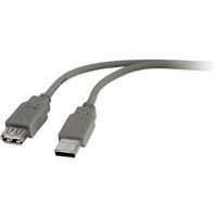 PRO2 LC7215 5M USB-a Plug To USB-a Socket Extension Lead Usb2.0 - Grey Length: 5M 5M USB-a PLUG TO
