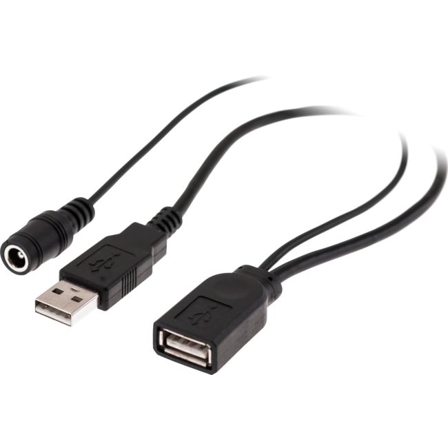 PRO2 LC7222 USB Power Injection Lead 30Cm Usbaf-Usbam+Dc5.5*2.1Mm Perfect For USB-Otg and Higher