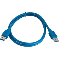 PRO2 LC7251 Usb3.0 USB-a Plug To Plug - 1M Lead Nickel Plated Connectors USB3.0 USB-a PLUG TO PLUG