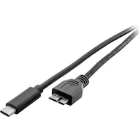 PRO2 LC7815 USB-C To Micro B Lead - 1M Type C Plug To Micro USB B Plu Colour: Black USB-C TO MICRO