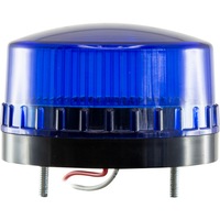 LTE5061J 12V DC Blue LED Strobe Light Built-In Reverse Siren 73 x 44mm high