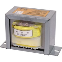 POWERTRAN M2156C 6.3V- 15V 2A Mains Transformer 30Va Multiple Tapped Voltages Total Va Rating: 30Va