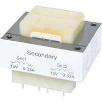 POWERTRAN M7270 15V + 15V 10Va PCB Transformer 30V (751030T) Primary Voltage: 240V Ac 15V + 15V