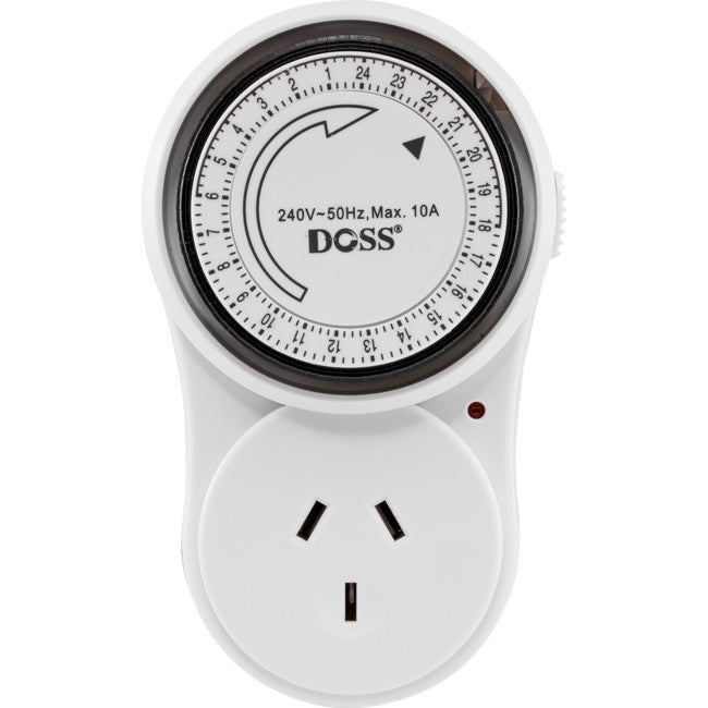 DOSS MMT24V2 24Hrs Mains Mechanical Timer Electrical Timer- Easy To Set Up and Easy To Use