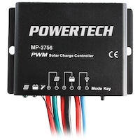 POWERTECH MP3756 12V 24V 10A Solar Controller Timer High Efficient Pwm Charging 12V 24V 10A SOLAR