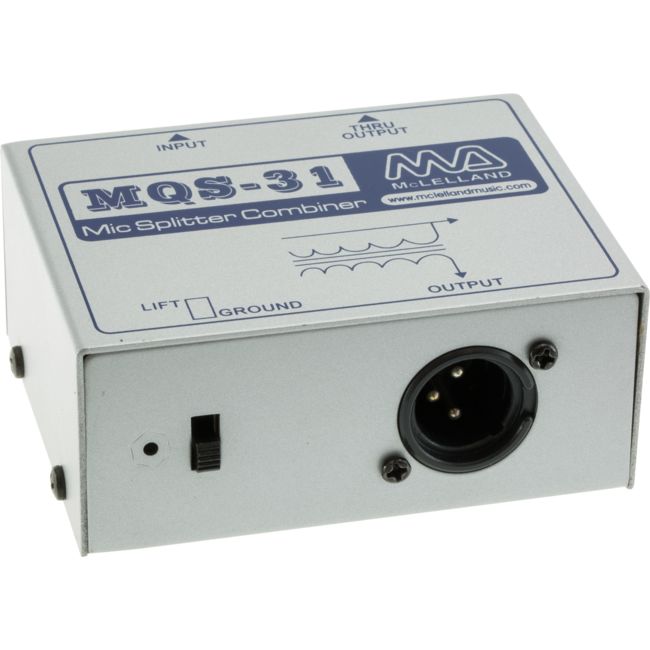 MCLELLAND MQS31 Mic Splitter Combiner Input Impedance: 600Ω MIC SPLITTER COMBINER
