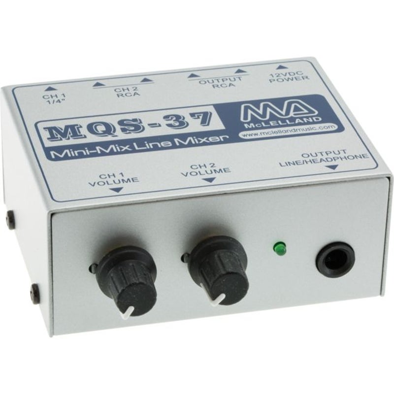 Mqs37 Mclelland 2ch Line Level Mixer Mclelland Ch1 1 4 Unbalanced Jack For Receiving Line Or Buy Audio Mixers 86