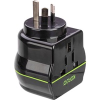 KORJO MR02 Universal Aussie Adaptor Adapts To Australian- Fitall88 Allows Appliances From All Over